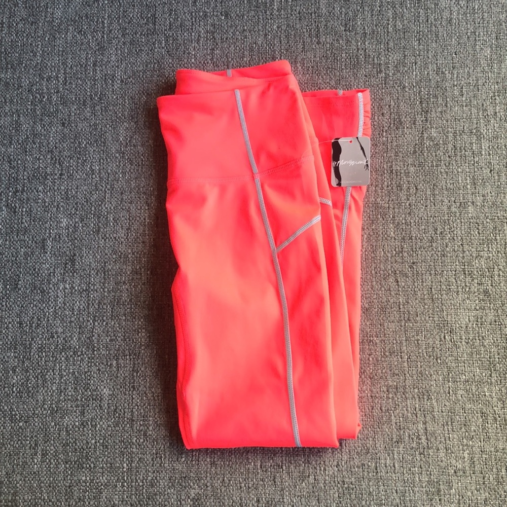 NWT FP Movement by Free People, You’re A Peach Leggings, S, Coral - Picture 11 of 11